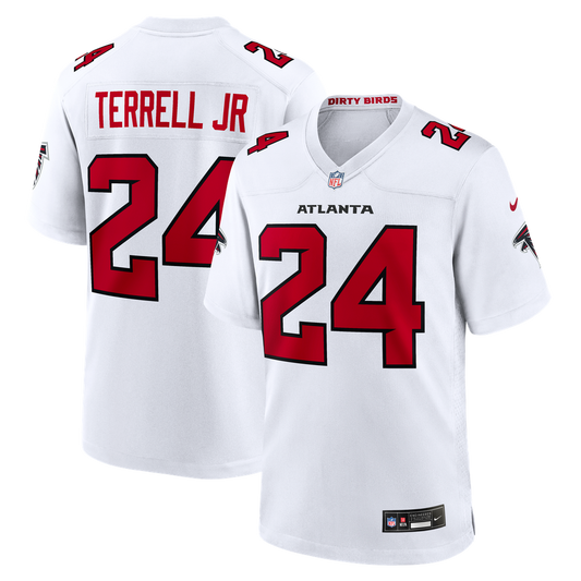 Men's Atlanta Falcons A.J. Terrell Nike White Game Jersey