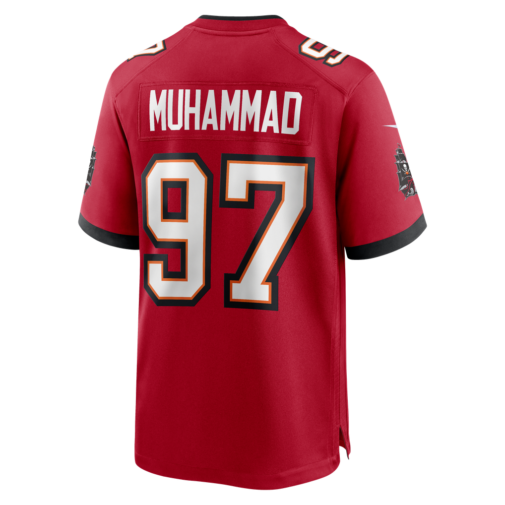 Men's Tampa Bay Buccaneers Al-Quadin Muhammad Nike Red Team Game Jersey - Image 6