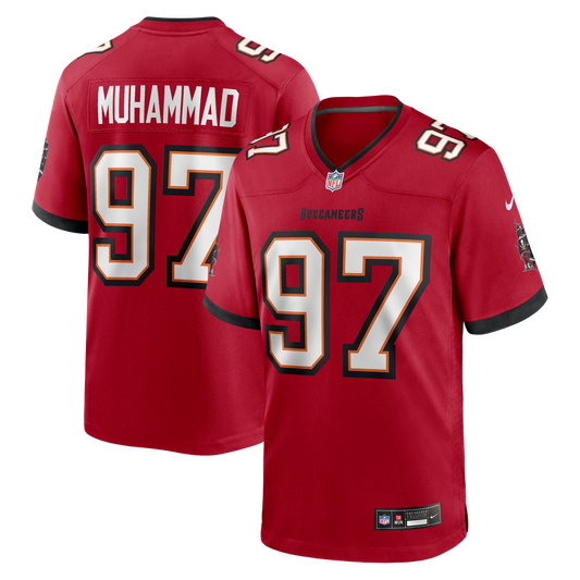 Men's Tampa Bay Buccaneers Al-Quadin Muhammad Nike Red Team Game Jersey - Image 1