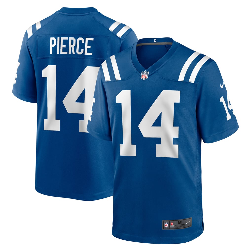 Men's Indianapolis Colts Alec Pierce Nike Royal Player Game Jersey - Image 2