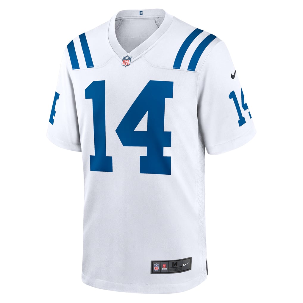 Men's Indianapolis Colts Alec Pierce Nike White Away Game Player Jersey - Image 3