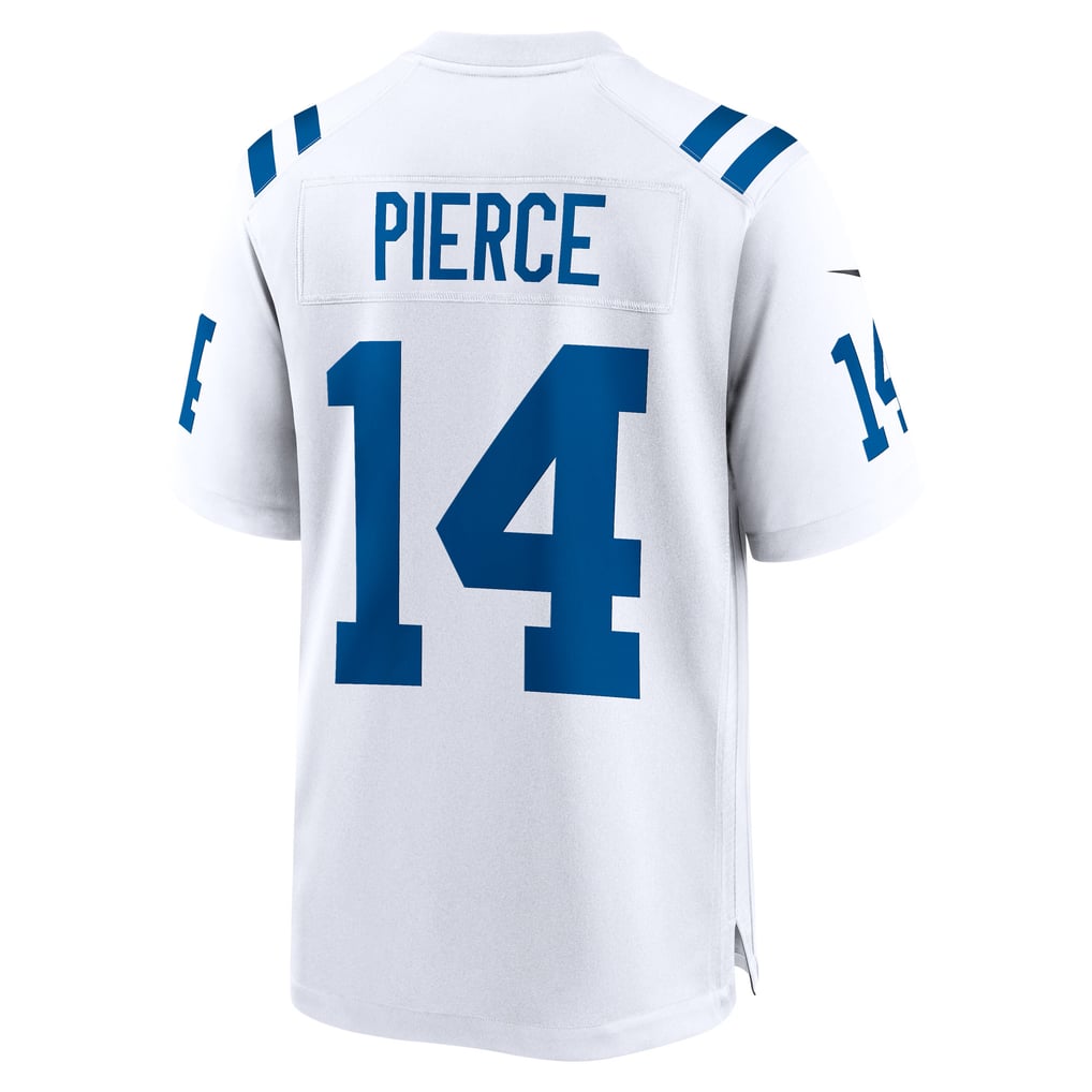 Men's Indianapolis Colts Alec Pierce Nike White Away Game Player Jersey - Image 4