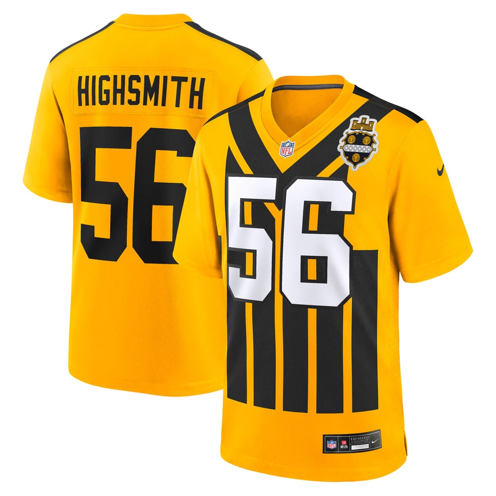 Men's Pittsburgh Steelers Alex Highsmith Nike  Gold Alternate Game Jersey - Image 2