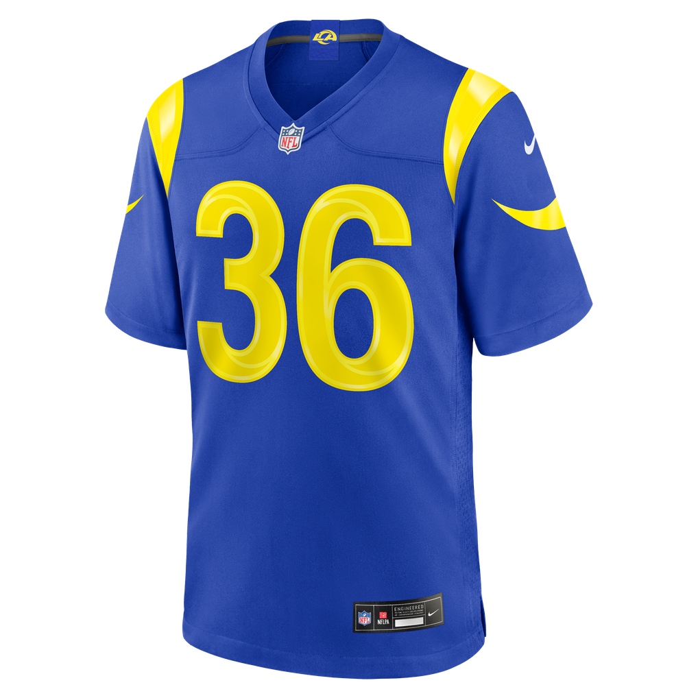 Men's Los Angeles Rams Alex Johnson Nike Royal Team Game Jersey - Image 3