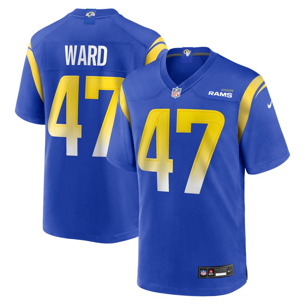 Men's Los Angeles Rams Alex Ward Nike Royal Home Game Jersey - Image 2