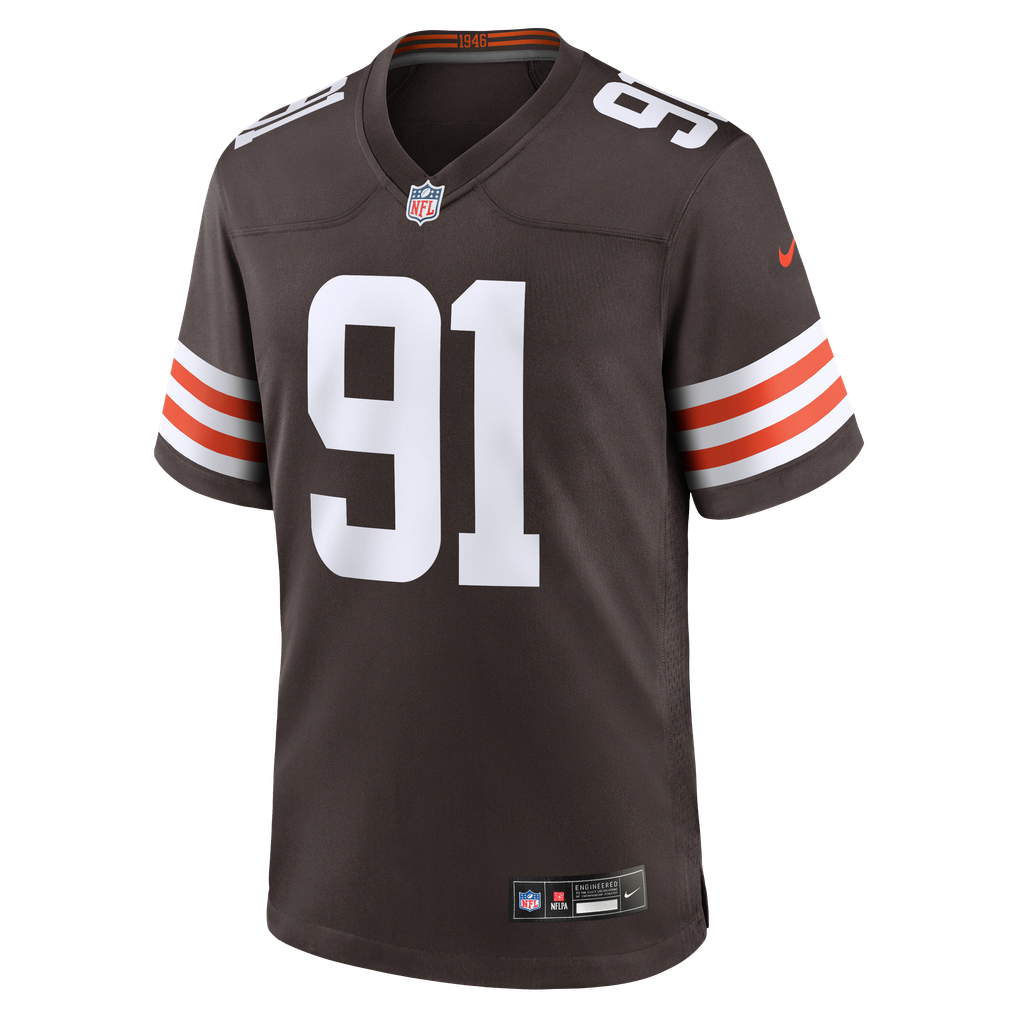 Men's Cleveland Browns Alex Wright Nike Brown Team Game Jersey - Image 3