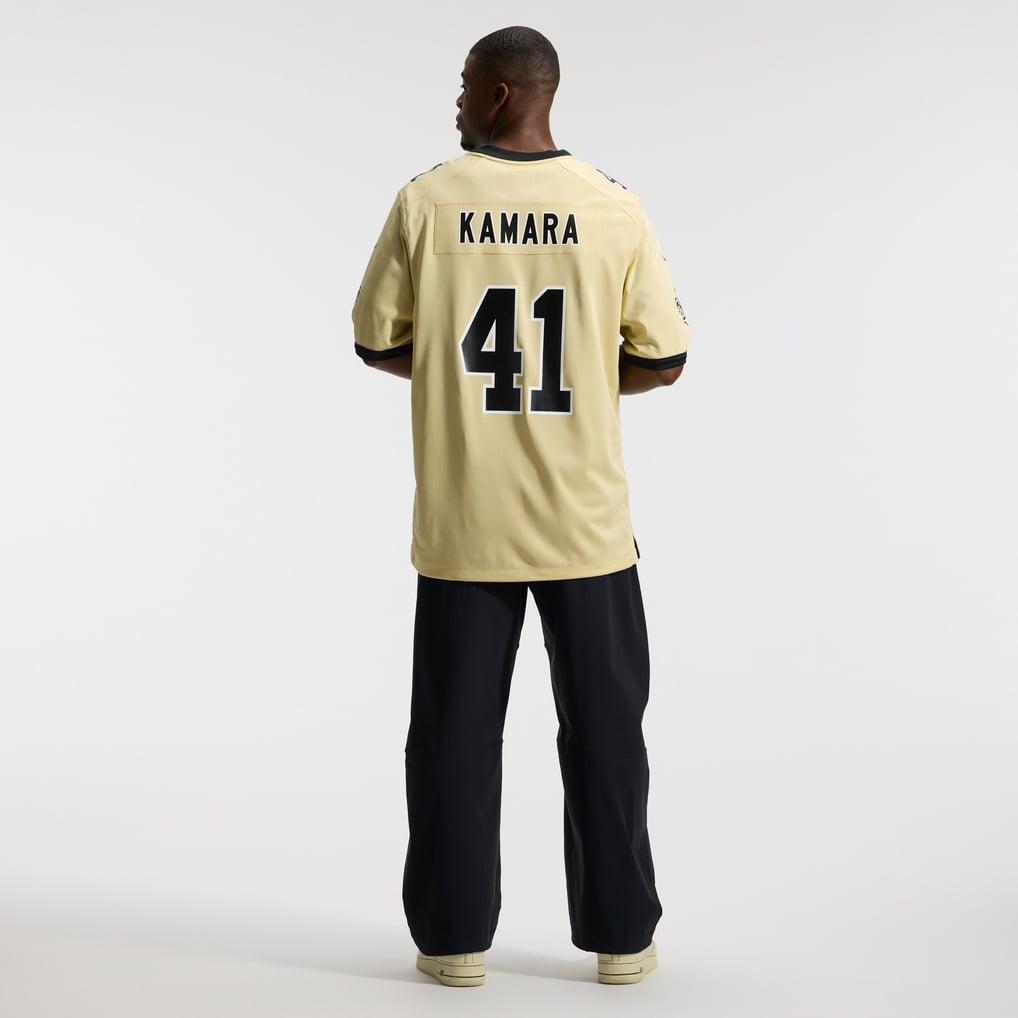 Men's New Orleans Saints Alvin Kamara Nike Gold Gameday Golds Alternate Game Player Jersey - Image 6
