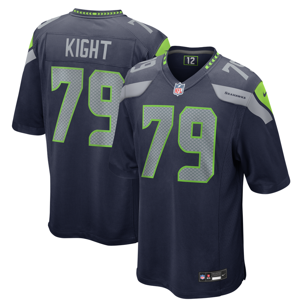 Men's Seattle Seahawks Amari Kight Nike College Navy Team Game Jersey - Image 1