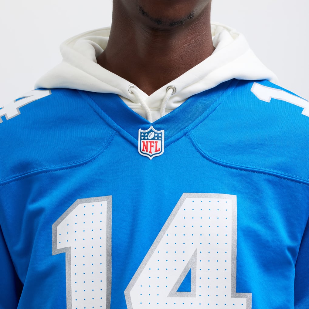 Men's Detroit Lions Amon-Ra St. Brown Nike Blue Game Jersey - Image 8