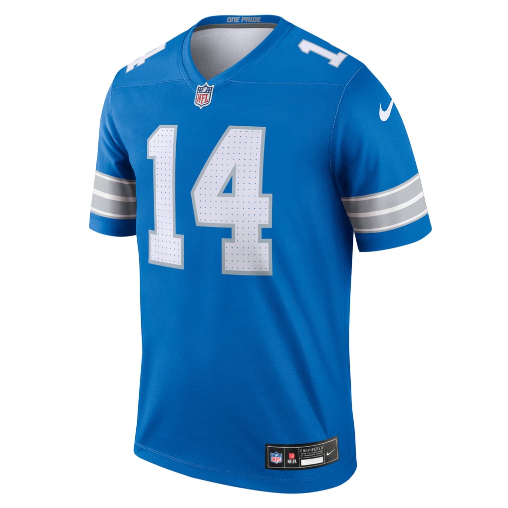 Men's Detroit Lions Amon-Ra St. Brown Nike Blue Legend Player Performance Top - Image 3