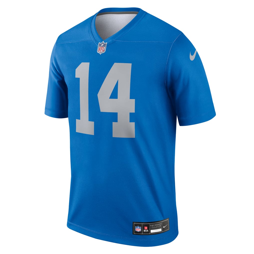 Men's Detroit Lions Amon-Ra St. Brown Nike Blue Legend Player Performance Top - Image 3
