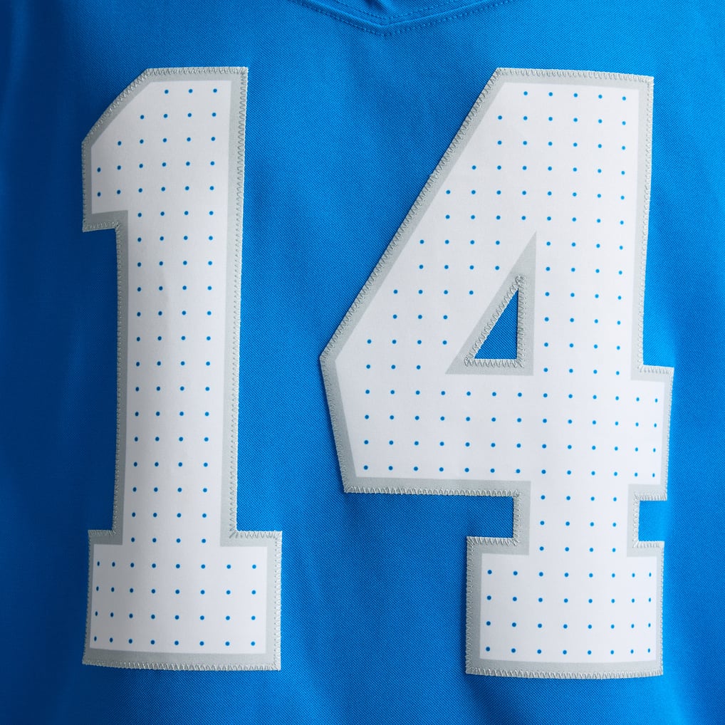 Men's Detroit Lions Amon-Ra St. Brown Nike Blue Team Vapor F.U.S.E. Stitched Limited Jersey - Image 11