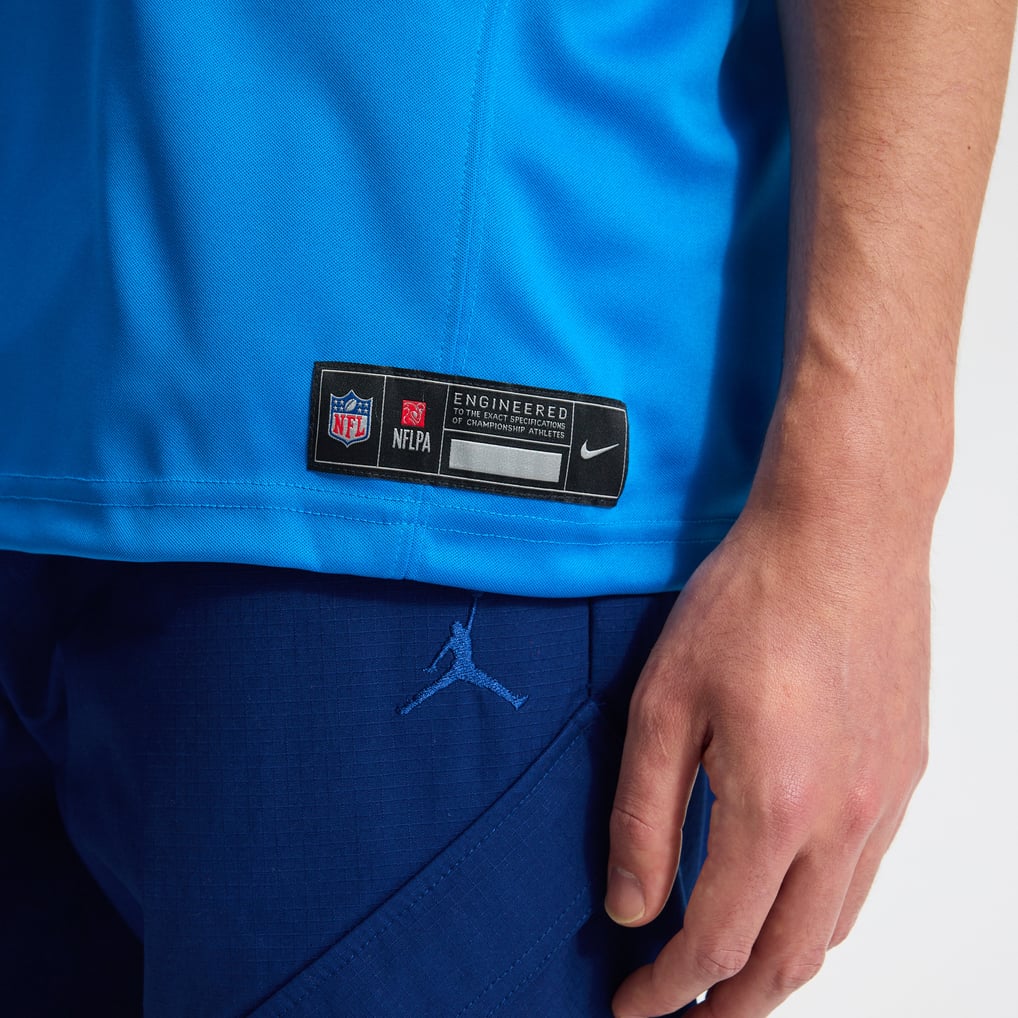 Men's Detroit Lions Amon-Ra St. Brown Nike Blue Team Vapor F.U.S.E. Stitched Limited Jersey - Image 15