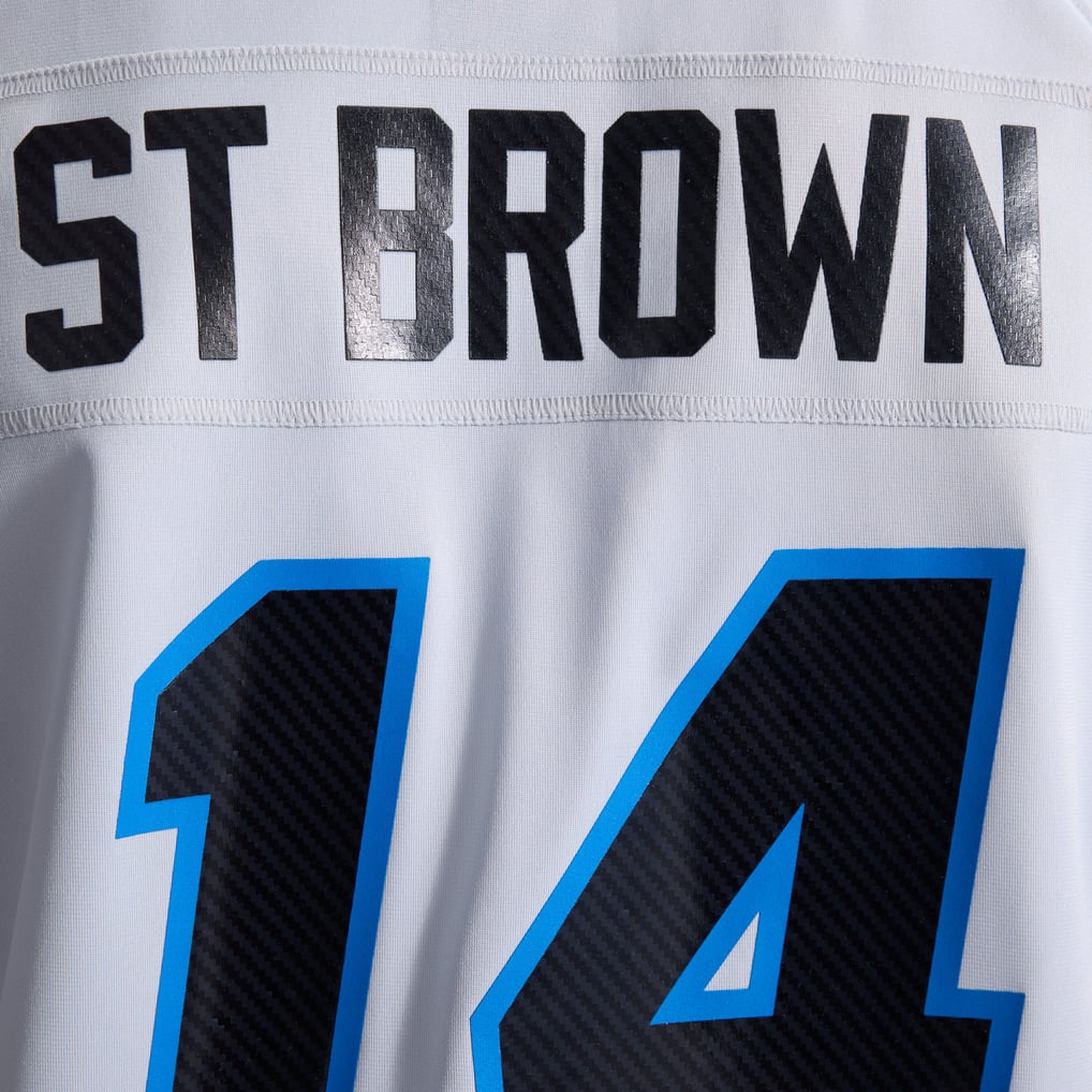 Men's Detroit Lions Amon-Ra St. Brown Nike Silver 2026 Rivalries Collection Game Jersey - Image 17
