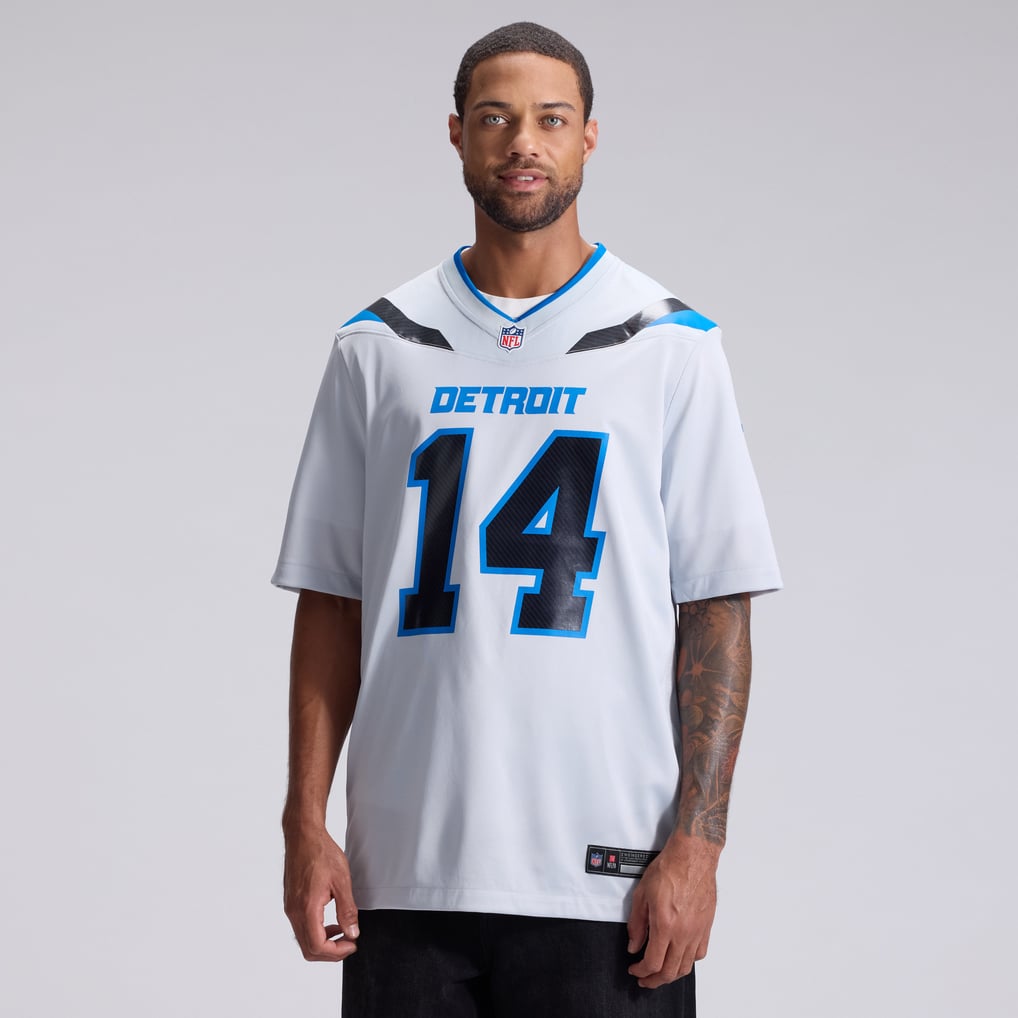 Men's Detroit Lions Amon-Ra St. Brown Nike Silver 2026 Rivalries Collection Game Jersey - Image 3