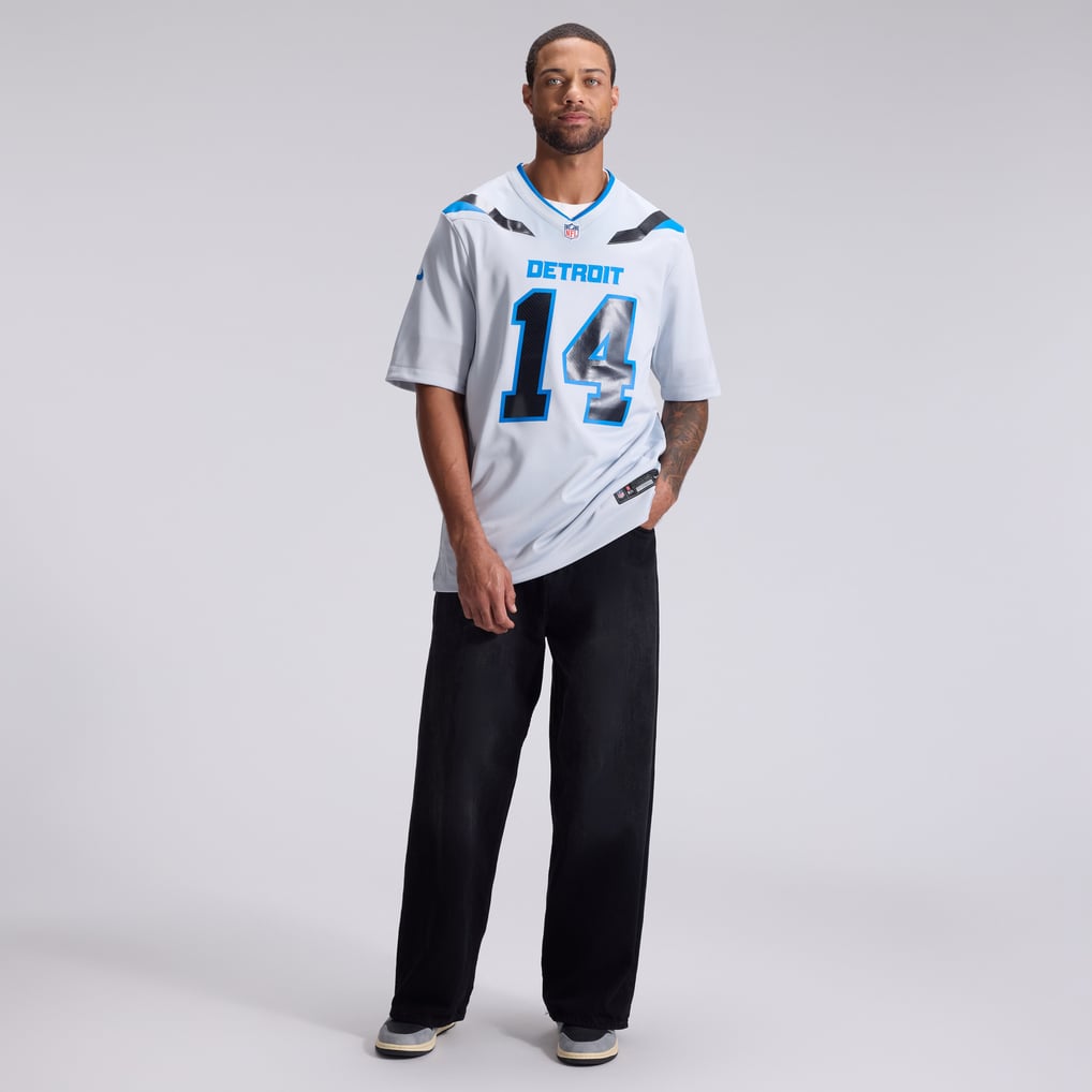 Men's Detroit Lions Amon-Ra St. Brown Nike Silver 2026 Rivalries Collection Game Jersey - Image 5