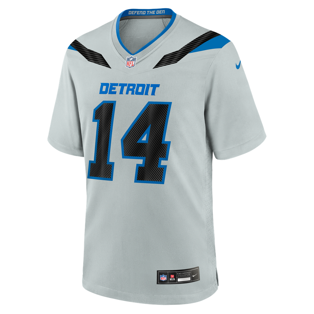 Men's Detroit Lions Amon-Ra St. Brown Nike Silver 2026 Rivalries Collection Game Jersey - Image 7