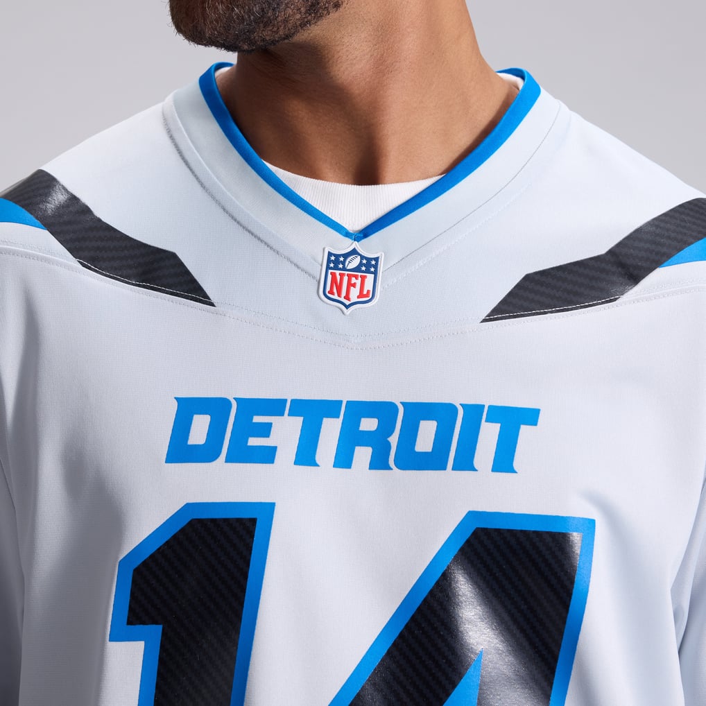 Men's Detroit Lions Amon-Ra St. Brown Nike Silver 2026 Rivalries Collection Game Jersey - Image 9