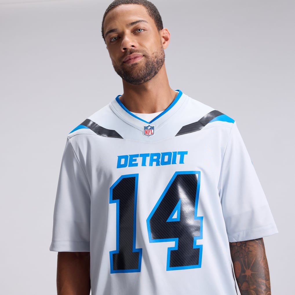 Men's Detroit Lions Amon-Ra St. Brown Nike Silver 2026 Rivalries Collection Game Jersey - Image 10
