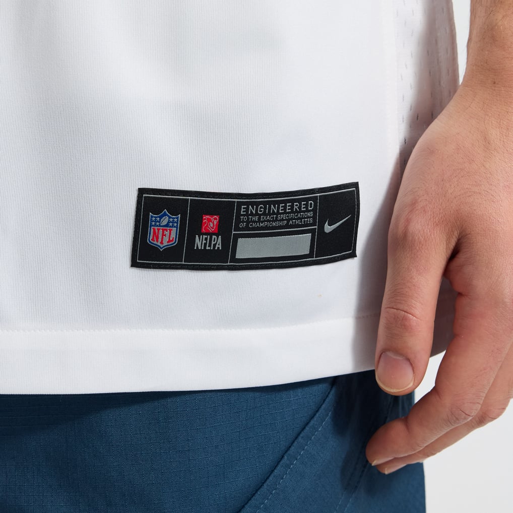 Men's Detroit Lions Amon-Ra St. Brown Nike White Game Jersey - Image 9