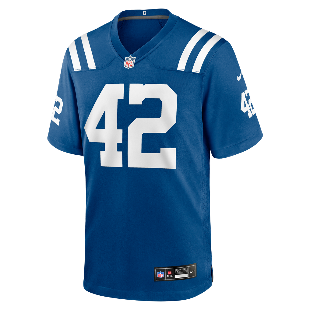 Men's Indianapolis Colts Anderson Castle Nike Royal Team Game Jersey - Image 5