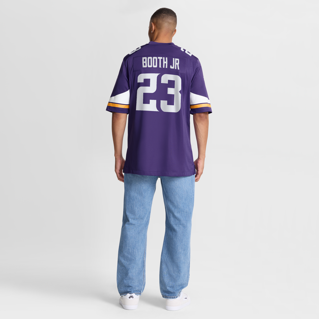 Men's Minnesota Vikings Andrew Booth Jr. Nike Purple Player Game Jersey - Image 9