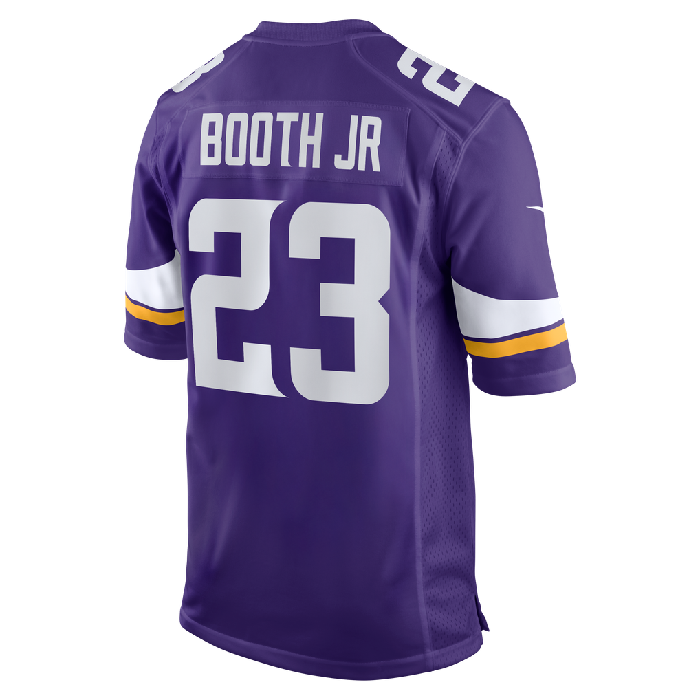 Men's Minnesota Vikings Andrew Booth Jr. Nike Purple Player Game Jersey - Image 4