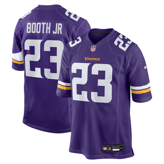 Men's Minnesota Vikings Andrew Booth Jr. Nike Purple Player Game Jersey - Image 1