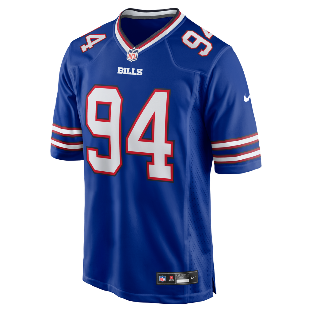 Men's Buffalo Bills Andrew Brown Nike  Royal  Game Jersey - Image 3
