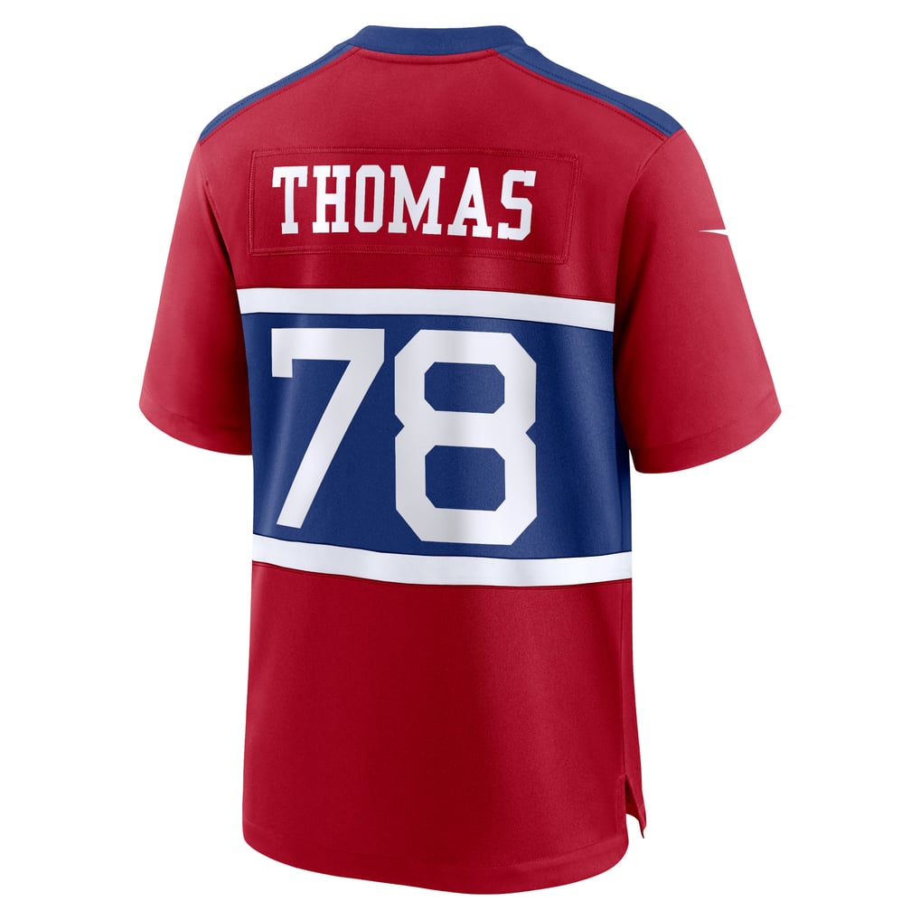 Men's New York Giants Andrew Thomas Nike Century Red Alternate Player Game Jersey - Image 4