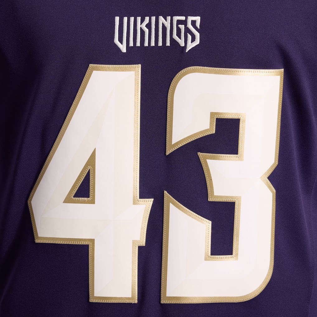 Men's Minnesota Vikings Andrew Van Ginkel Nike Purple 2026 Rivalries Collection Stitched Limited Jersey - Image 19