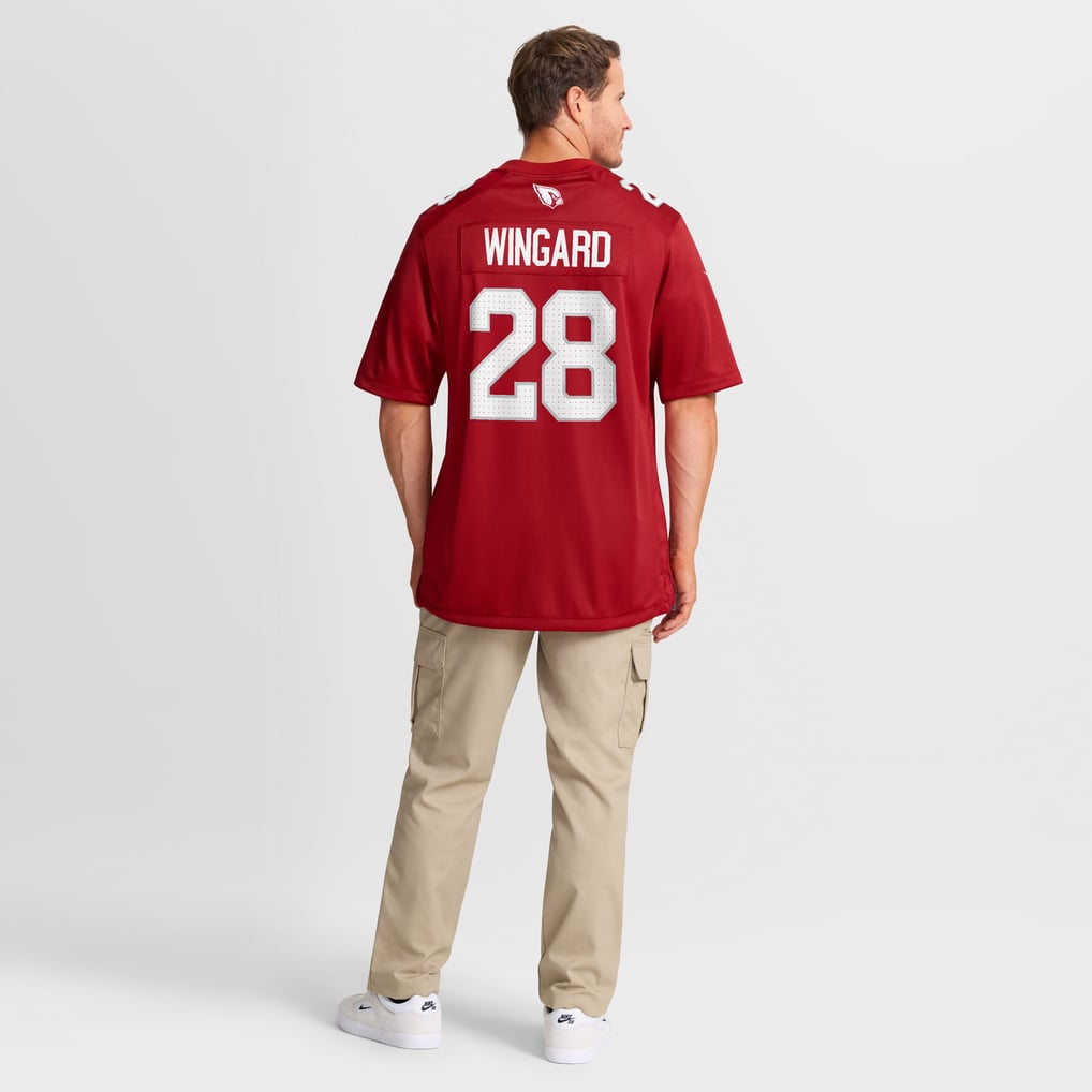 Men's Arizona Cardinals Andrew Wingard Nike Cardinal Team Game Jersey - Image 4
