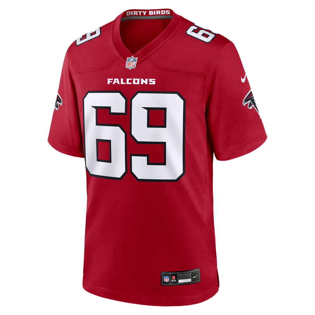 Men's Atlanta Falcons Anterio Thompson Nike Red Team Game Jersey