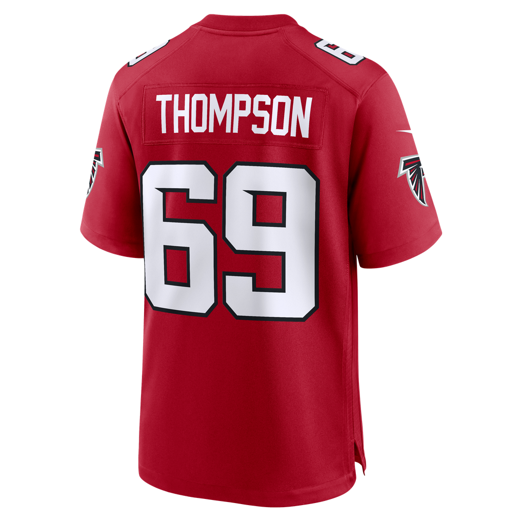 Men's Atlanta Falcons Anterio Thompson Nike Red Team Game Jersey