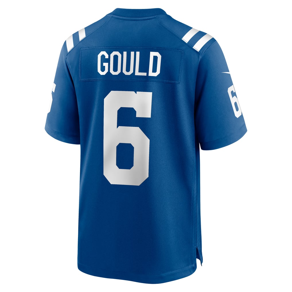 Men's Indianapolis Colts Anthony Gould Nike  Royal Game Jersey - Image 4