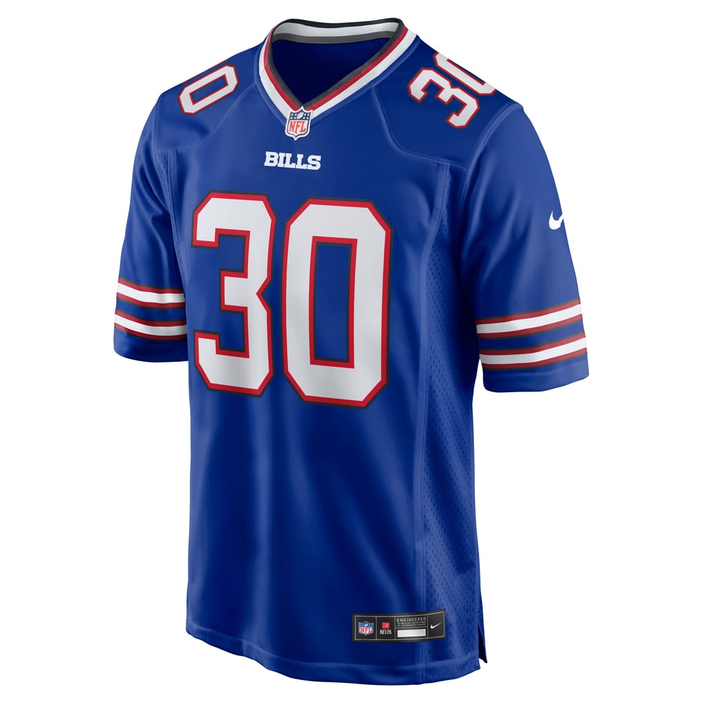 Men's Buffalo Bills Anthony Kendall Nike Royal Team Game Jersey - Image 5