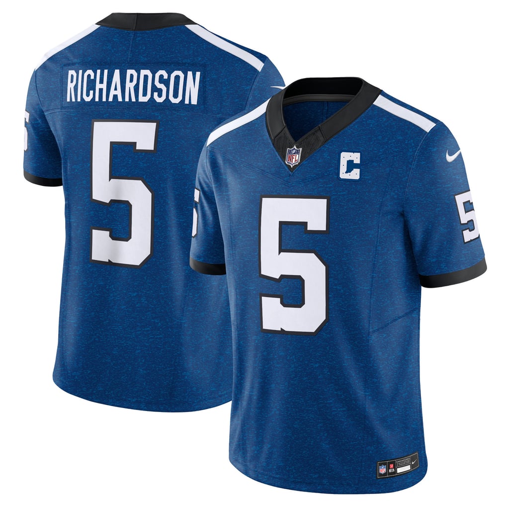 Men's Indianapolis Colts Anthony Richardson Nike Royal Alternate Vapor F.U.S.E. Limited Jersey - Image 2