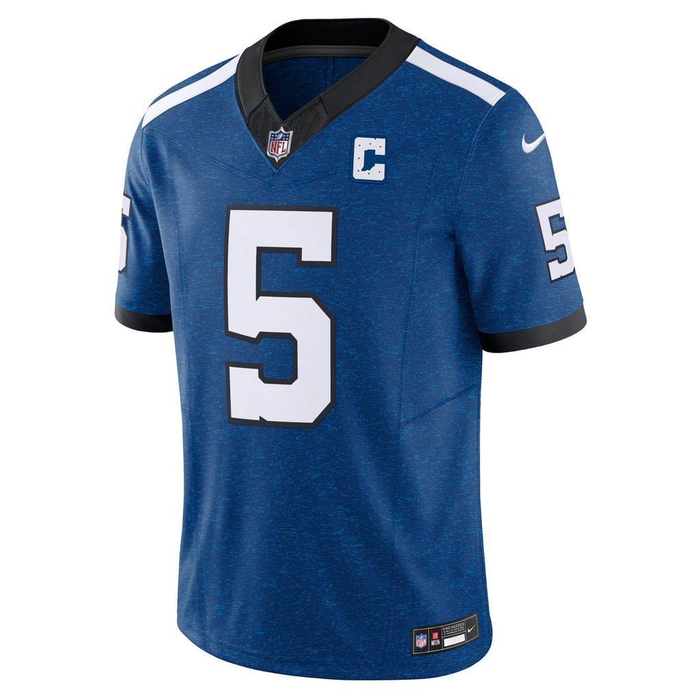 Men's Indianapolis Colts Anthony Richardson Nike Royal Alternate Vapor F.U.S.E. Limited Jersey - Image 3