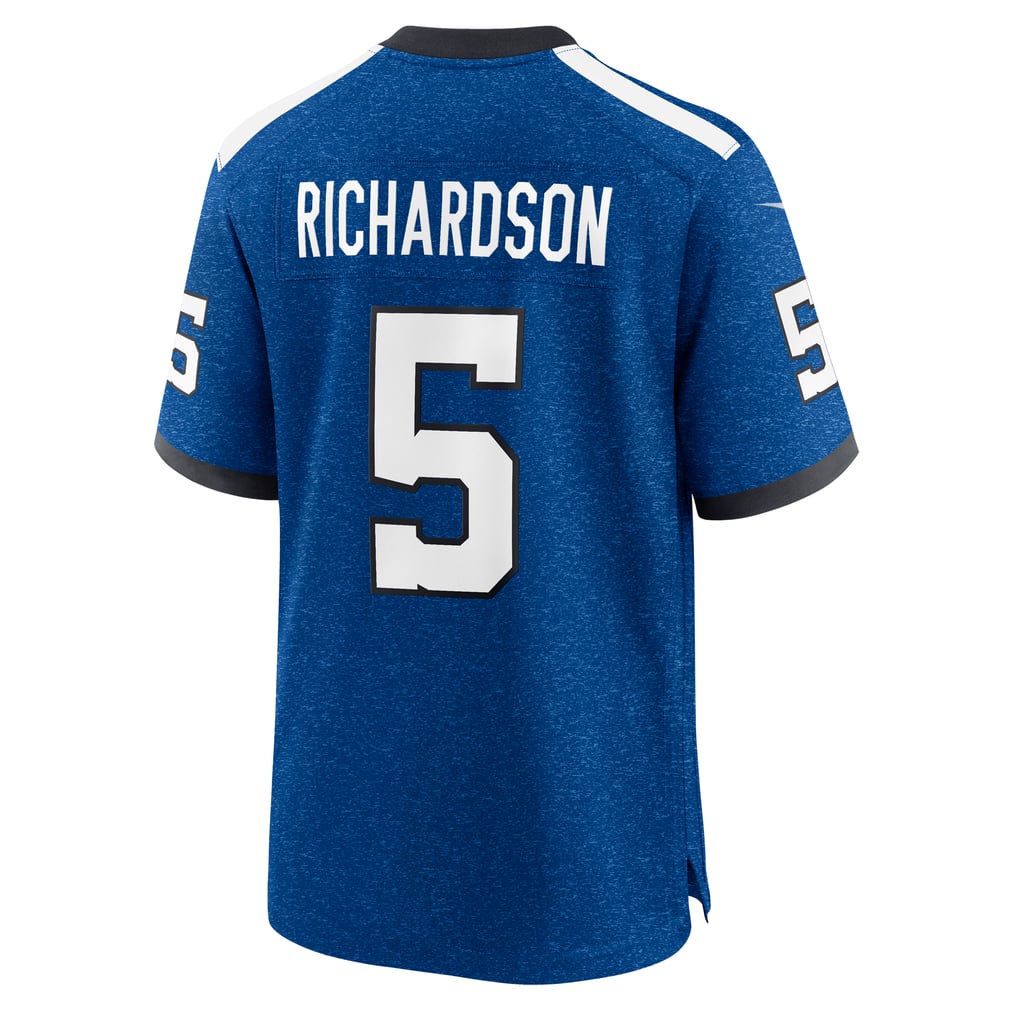 Men's Indianapolis Colts Anthony Richardson Nike Royal Indiana Nights Alternate Game Jersey - Image 4