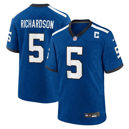 Men's Indianapolis Colts Anthony Richardson Nike Royal Indiana Nights Alternate Game Jersey - Image 1
