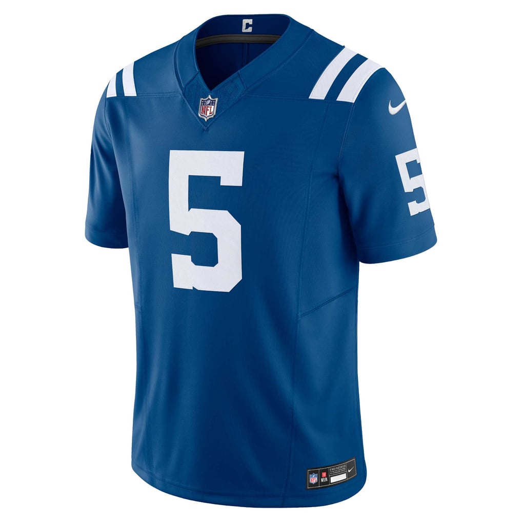 Men's Indianapolis Colts Anthony Richardson Nike Royal Vapor F.U.S.E. Limited Jersey - Image 3