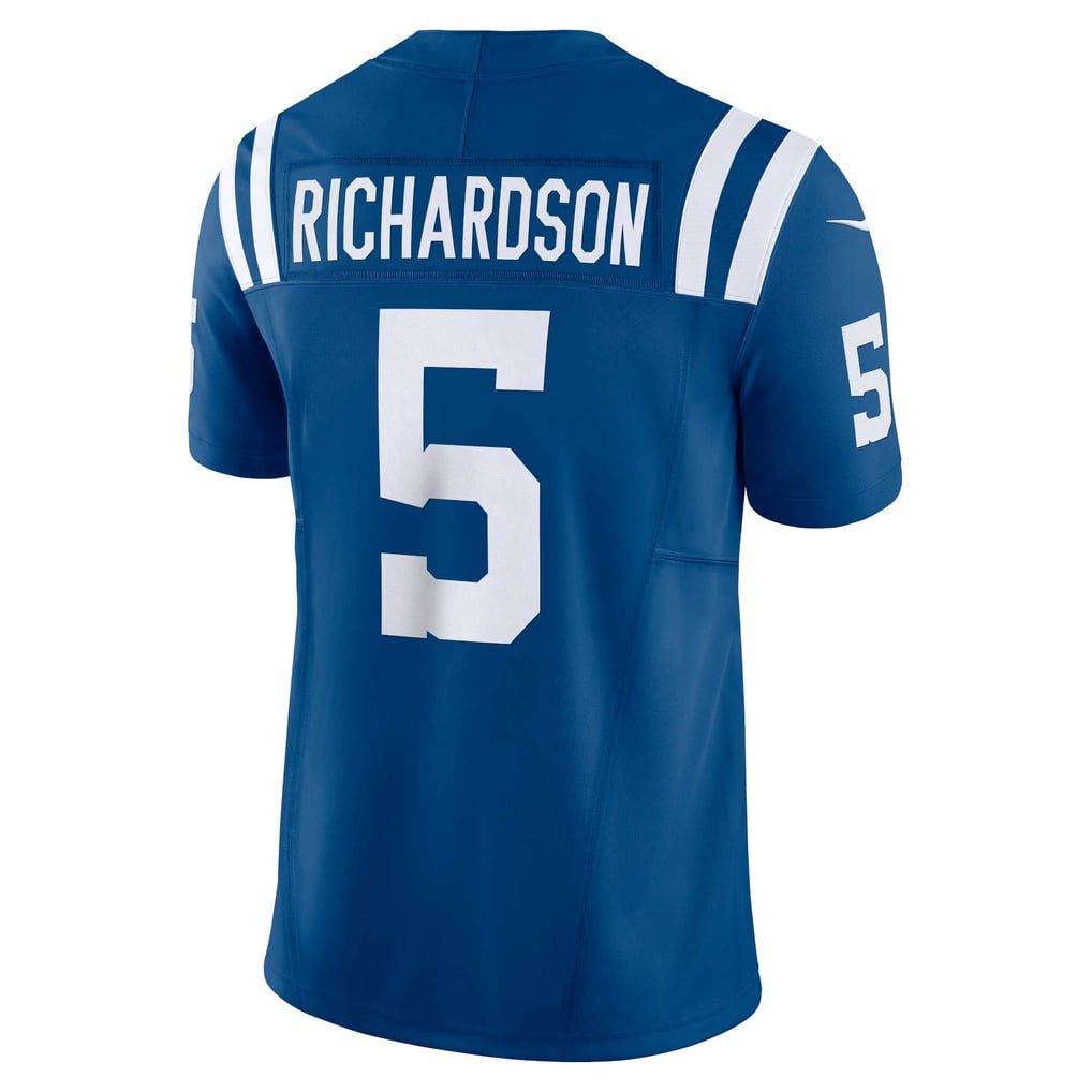 Men's Indianapolis Colts Anthony Richardson Nike Royal Vapor F.U.S.E. Limited Jersey - Image 4