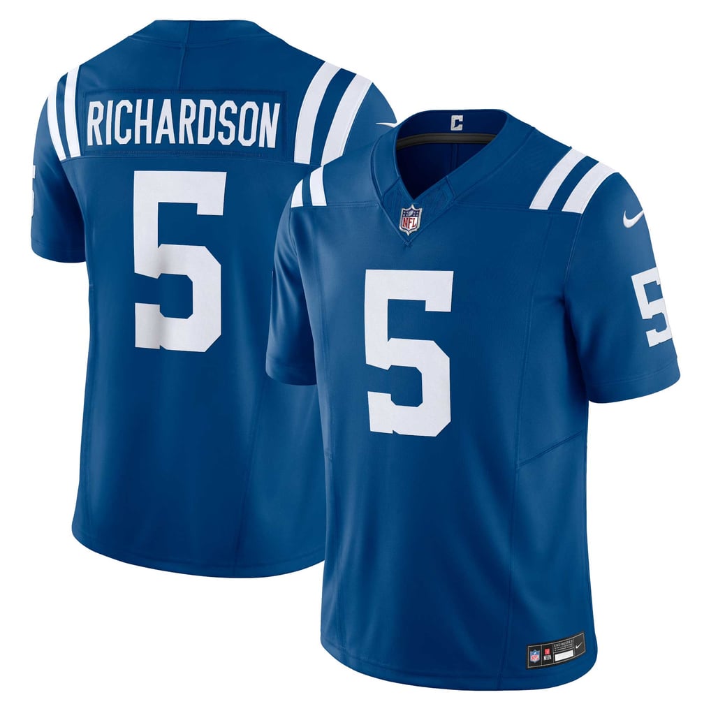 Men's Indianapolis Colts Anthony Richardson Nike Royal Vapor F.U.S.E. Limited Jersey - Image 1