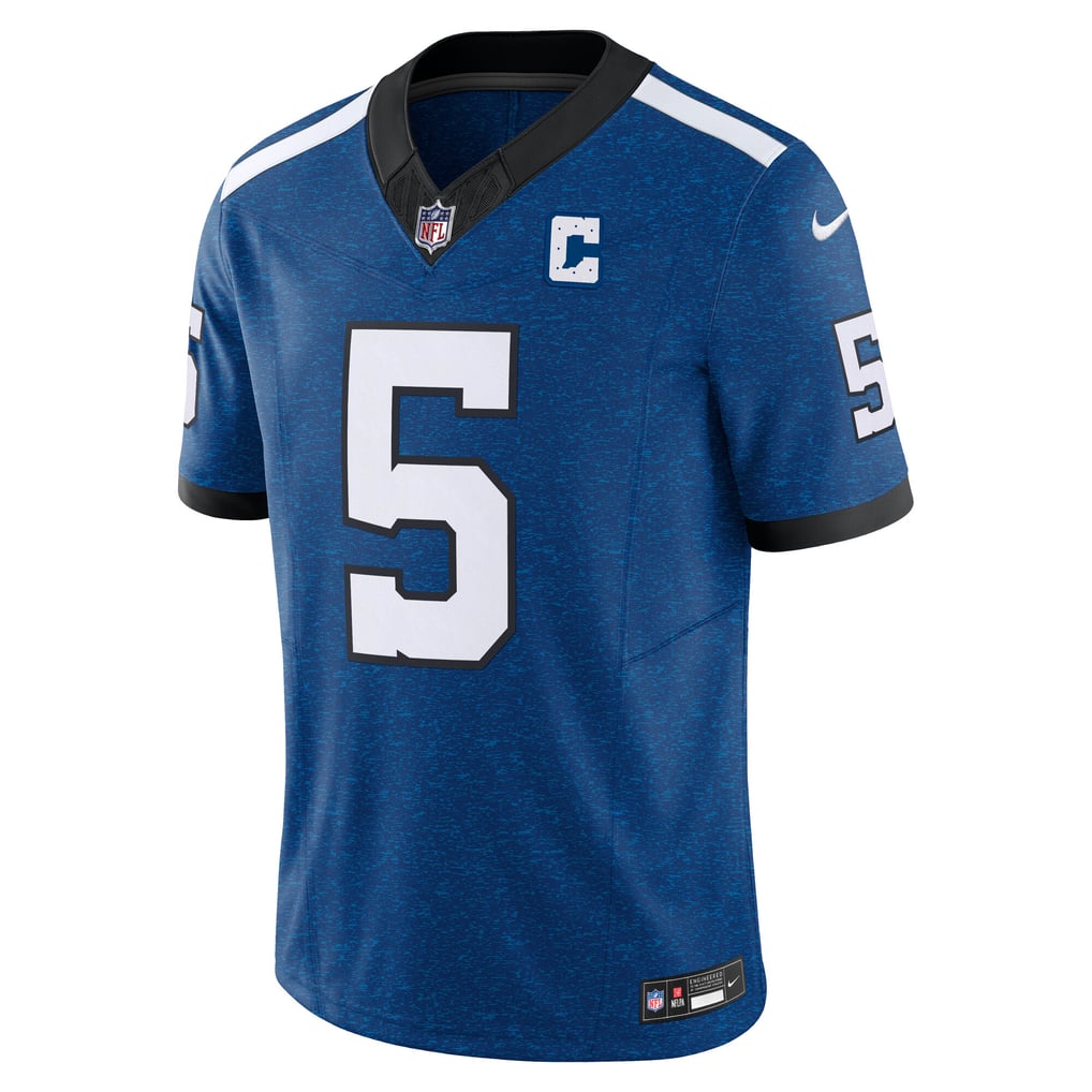 Men's Indianapolis Colts Anthony Richardson Nike Royal Vapor F.U.S.E. Limited Jersey - Image 3