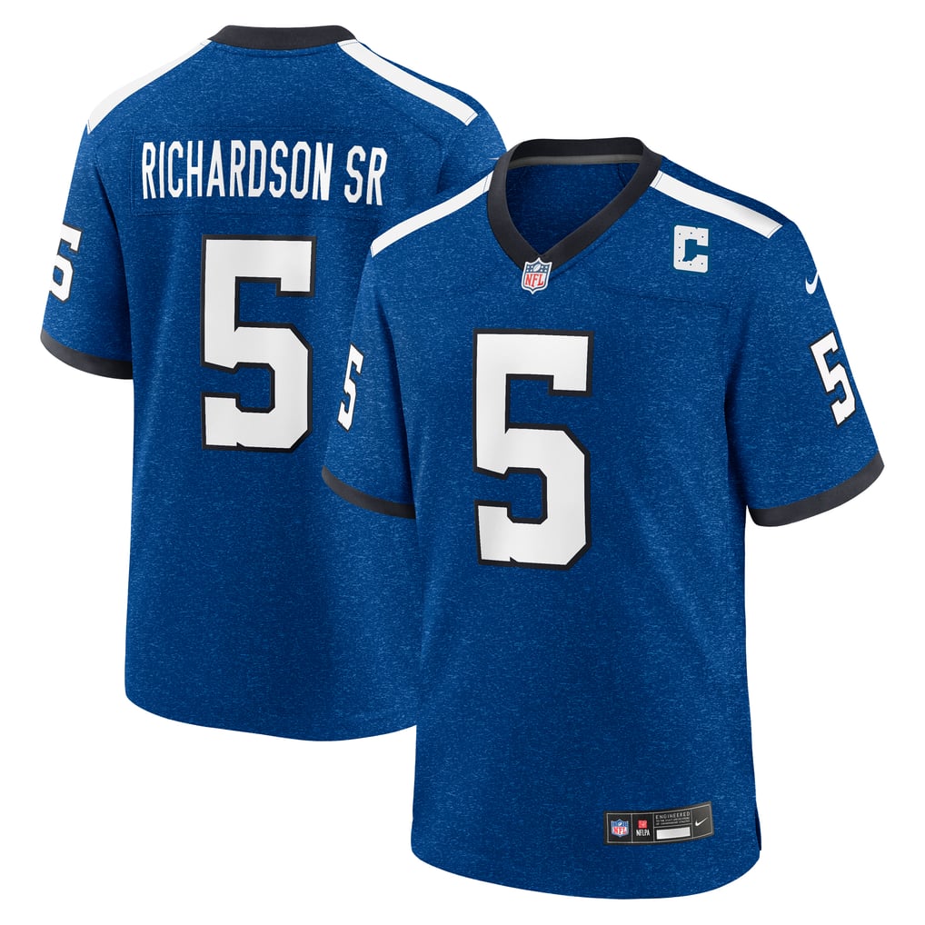 Men's Indianapolis Colts Anthony Richardson Sr. Nike Royal Alternate Indiana Nights Game Jersey - Image 2