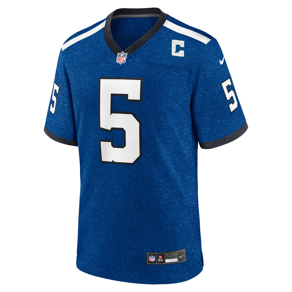 Men's Indianapolis Colts Anthony Richardson Sr. Nike Royal Alternate Indiana Nights Game Jersey - Image 3