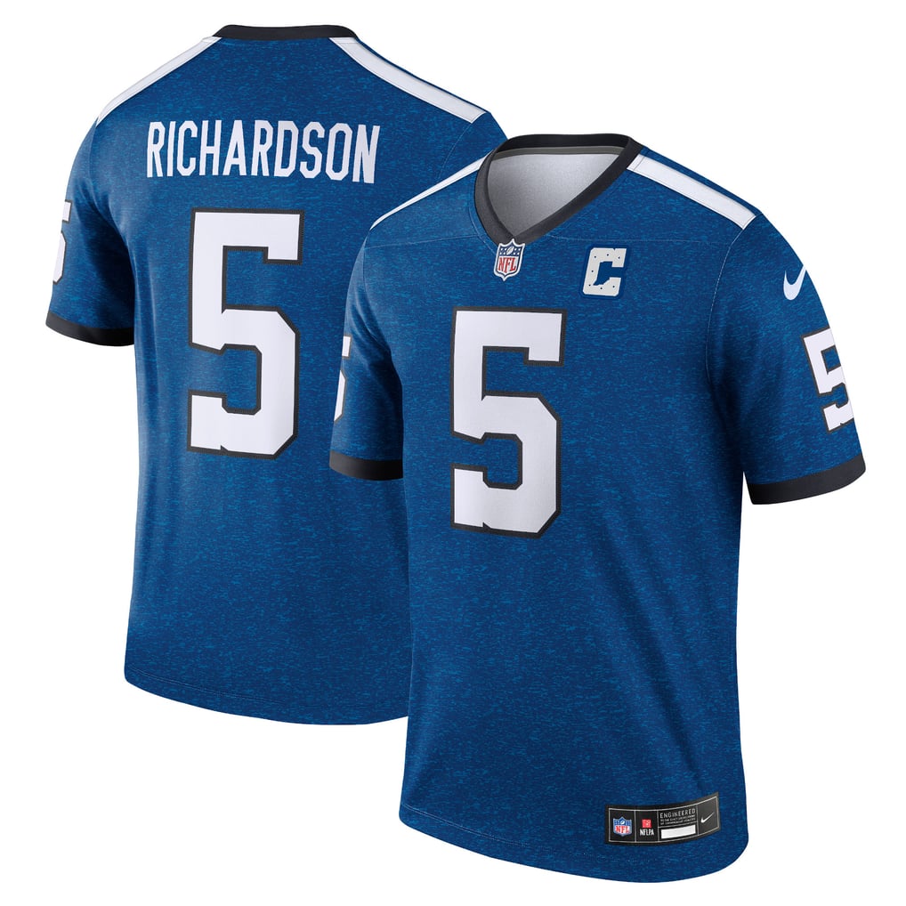 Men's Indianapolis Colts Anthony Richardson Sr. Nike Royal Legend Player Performance Top - Image 1