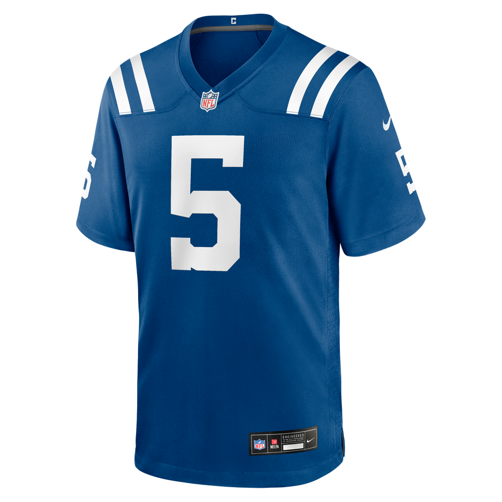 Men's Indianapolis Colts Anthony Richardson Sr. Nike  Royal Team Game Jersey - Image 3