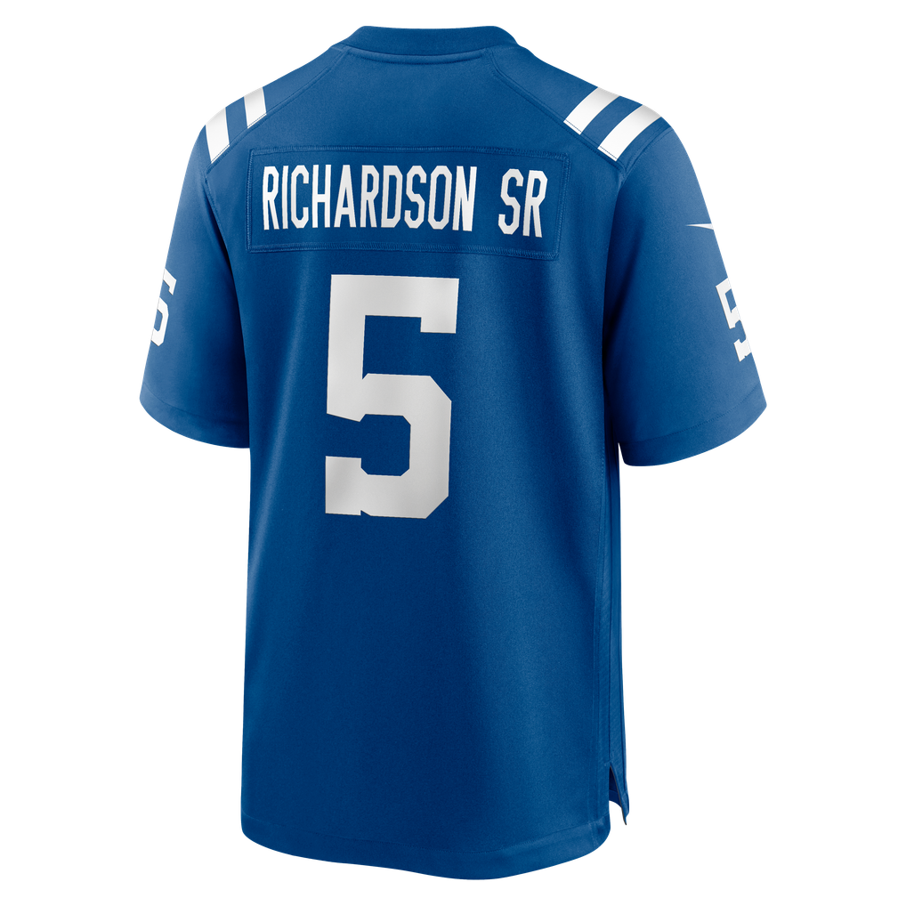 Men's Indianapolis Colts Anthony Richardson Sr. Nike  Royal Team Game Jersey - Image 4