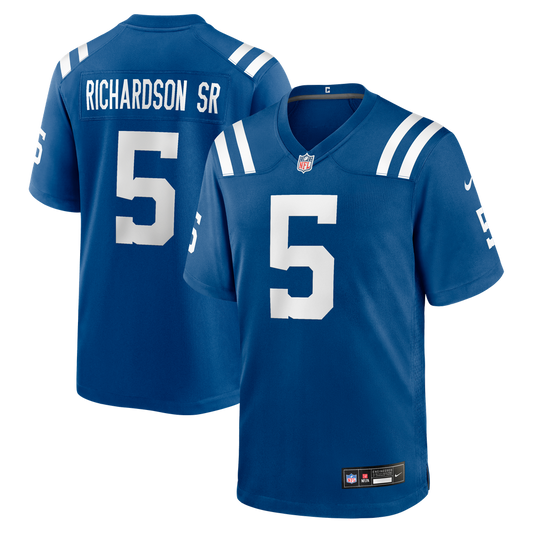 Men's Indianapolis Colts Anthony Richardson Sr. Nike  Royal Team Game Jersey - Image 1